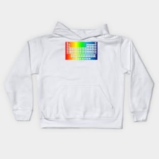 Rainbow Cat Periodic Table Kids Hoodie